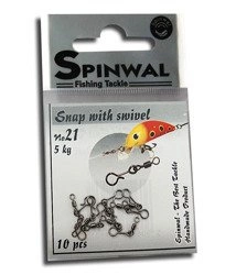 Agrafka Spinwal z krętlikiem No.21, 5kg