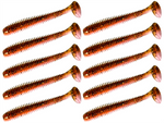 Guma Keitech Swing Impact 2.5" | 6,35cm | LT#52 Green Pumpkin Pink | 10 szt.