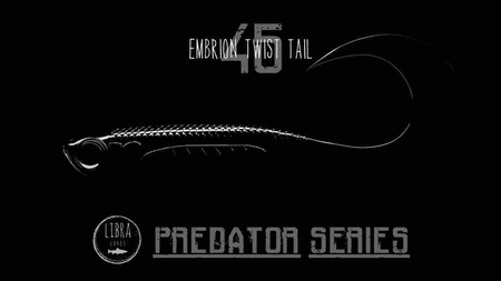 Przynęta Libra Lures Embrion Twist Tail 2.5" | 6.5 cm | 037 - Blood | 10 szt.