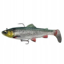 Guma Savage Gear Trout Rattle Shad 12,5cm | Green SILVER
