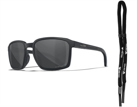 Okulary Wiley X Alfa Captivate | Grey Gloss Black Frame