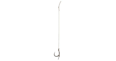 Przypony do methody Mikado z igłą - hak z zadziorem nr 4 / plecionka: 0.16mm/10cm - 8szt.
