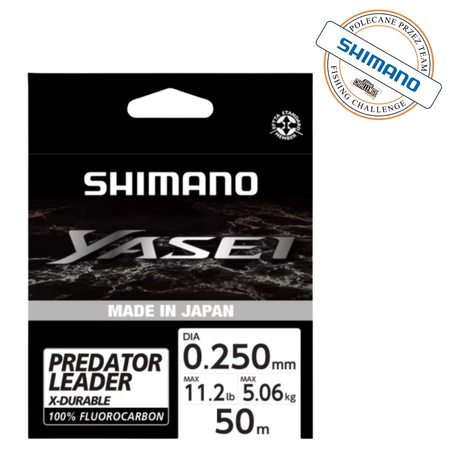 Fluorocarbon Shimano Yasei Predator | 0.20mm | 3.05kg | 50m | Grey