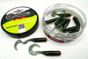 Guma Great Fish GF1 Twister 4,9cm | Magic Green | krewetkowy | 10 szt. | Dżejsiok Special Edition