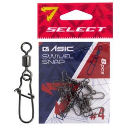 Select Agrafka  z krętlikiem Basic  Swivel Snap #4 (8 szt/opak)