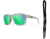 Okulary Wiley X Trek Green Mirror Gloss Crystal Light Grey Frame