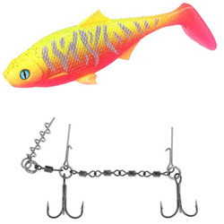 Zestaw guma Mikado MFT Roach 15cm Fruit Roach + Dozbrojka Mikado Evo Stinger