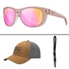 Okulary Wiley X -  Weekender Captivate / Polarised Rose Gold Mirror / Crystal Blush Frame + GRATISY!