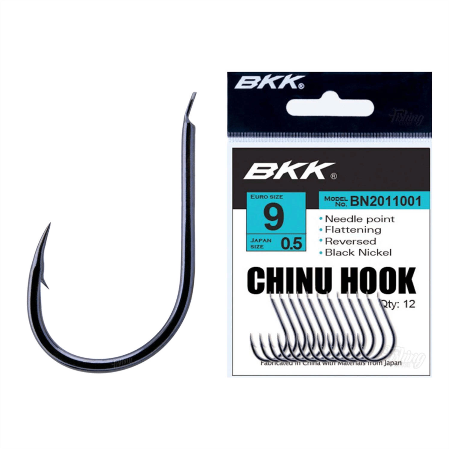 Haczyki BKK Chinu Diamond | #10 | 12 szt.