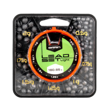 Śrut Brain Lead Set Light 0,5g 0,75g 1g 1,25g 1,5g 1,75g 2g
