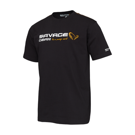 Koszulka Savage Gear Signature Logo T-Shirt Black Ink | rozm. L