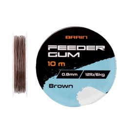Feeder Guma Brain 0.8mm | 12lb/6kg | 10m | Brown