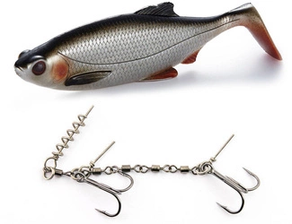 Zestaw Guma Westin Ricky the Roach ST 18cm | Lively Roach - 1szt + Dozbrojka Vis Vangen