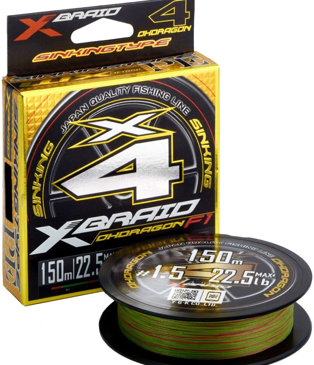 Plecionka YGK X-Braid Ohdragon X4 ss1.40 0.205mm 150m #1.5 22.5lb/10.0kg