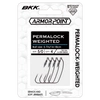 Haczyki offsetowe BKK Permalock Weighted - #2/0 - 4szt.
