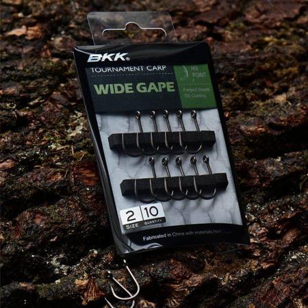 Haczyki Karpiowe BKK Wide Gape | #2 | 10 szt.