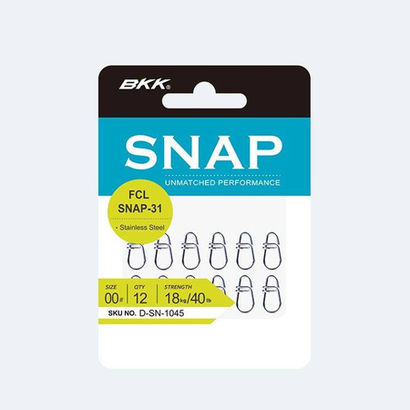 Agrafki BKK FCL Snap-31 | #1 | 12 szt.