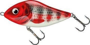 Wobler SALMO Slider 12 cm - tonący - Red Head Striper