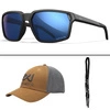 Okulary Wiley X - Sierra Captivate / Polarized Blue Mirror / Grey Matte Black Frame + GRATISY!