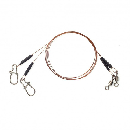 .Przypon Polsping Surflon 7x7 Camo 30kg 100cm - 2 szt.