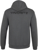 Bluza z kapturem Favorite Black logo dark grey melange | rozm. M