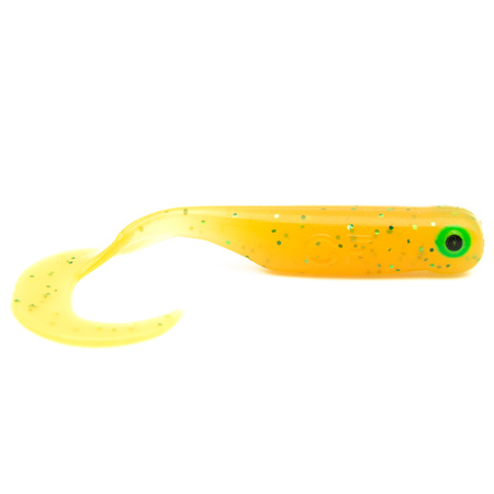 Guma Great Fish GF1 Twister 4,9cm | Curry | rybny | 10 szt. | Dżejsiok Special Edition