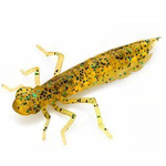 Gumy FishUp Dragonfly 3,0cm | 1,2" | #036/Caramel/Green & Black | 10szt.