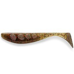 Gumy FishUp Wizzle Shad 5,0cm | 2" | #045 Green Pumpkin/Red & Black | 10szt.
