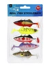 Guma MIKADO Real Fish Real Fish Stickleback 5cm MIX- 5szt