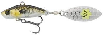 Wirujący ogonek Savage Gear3D Sticklebait Tailspin 18g | Green Silver Ayu
