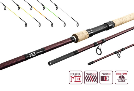 Wędka DELPHIN Magma M3 Duo Feeder 300-360cm 90g