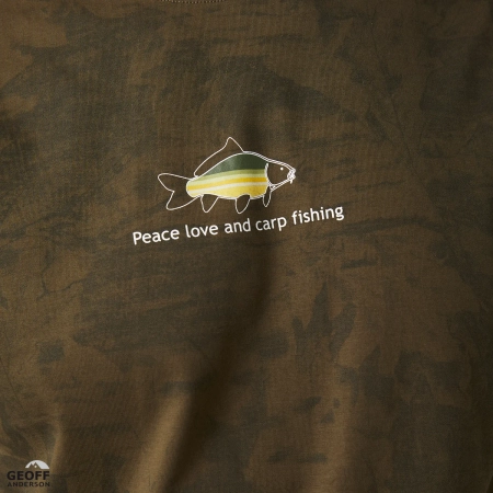 T-shirt Geoff Anderson Organic Tee | Leaf Peace Carp | L