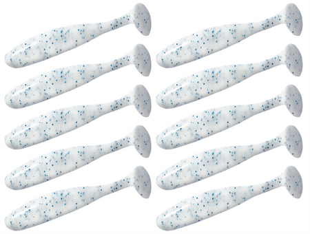 Guma Keitech Easy Shiner 3" | 7,6cm |  LT#58 Snow Mint | 10 szt.