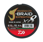Plecionka Daiwa J-Braid Expedition X8E 0.20mm | 150m | Dark Green