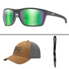 Okulary polaryzacyjne Wiley X - KINGPIN CAPTIVATE / Green Mirror / Matte Graphite Frame + GRATISY!