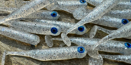 Guma Great Fish GF1 4,9cm | White Pearl | rybny | 10 szt.