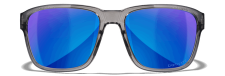 Okulary Wiley X Trek Blue Mirror Gloss Crystal Dark Grey Frame