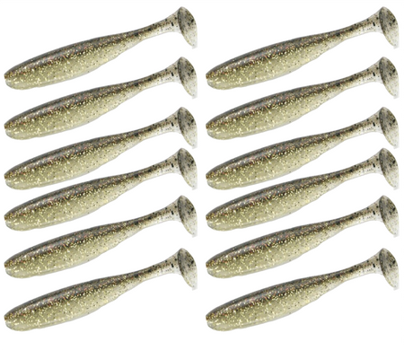 Guma Keitech Easy Shiner 2" | 5,08cm | #417 Gold Flash Minnow | 12 szt.