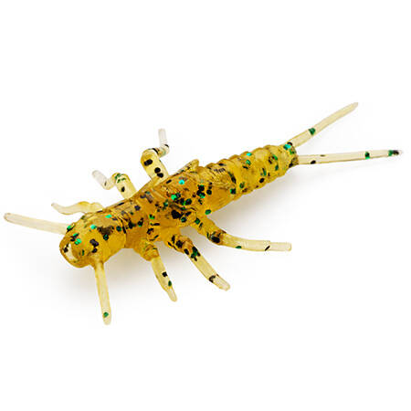 Gumy FishUp Stonefly 1,9cm | 0,75" | #036/Caramel/Green&Black | 12szt.