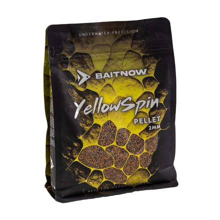 Pellet Baitnow Method Feeder Yellow Spin 2mm | 800g 