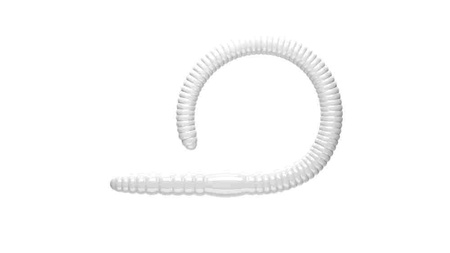 Przynęta Libra Lures Flex Worm 9cm | 001 - White | brak zapachu | 10 szt.