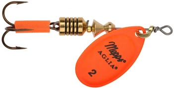 Obrotówka Mepps Aglia Fluo #2 | 4,5g | Pomarańczowa