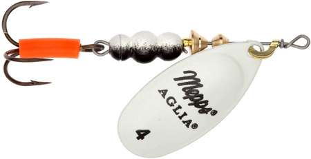 Obrotówka Mepps Aglia Fluo #4 | 9g | Biała