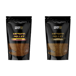 Zestaw Micro Pellet FEEDER BAIT - 2mm - Orzech Tygrysi + Micro Pellet FEEDER BAIT - 2mm - Mango