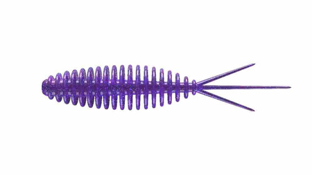 Przynęta Libra Lures Turbo Worm 5.6cm | 020 - Purple With Glitter | brak zapachu | 8 szt.