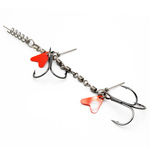 Dozbrojka Double Stinger Vis Vangen do gum 16-18cm | 1+4x Krętlik | Kotwica 1 | 2 szt.