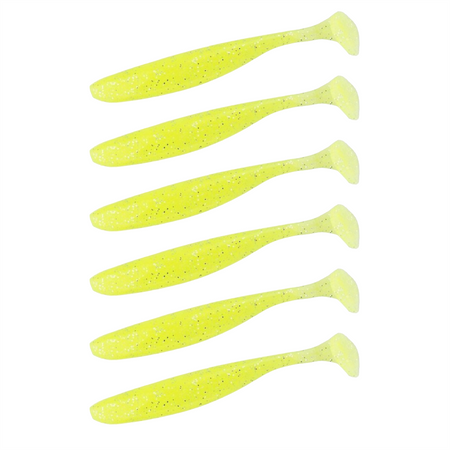 Guma Keitech Easy Shiner 4.5" | 11,43cm | LT#25 Toxic Chart | 6 szt.