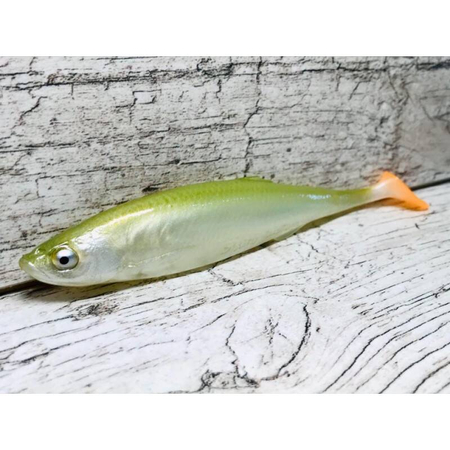 Guma SEWRO CUSTOM BAIT Ukleja 16cm Oliwka Kopyto Pomarańcz