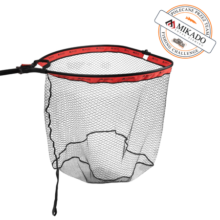 Podbierak Mikado Monster Pike XL 230cm | gumowana siatka 