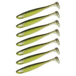 Guma Keitech Easy Shiner 4" | 10,16cm | LT#04 WATERMELON LIME 7szt